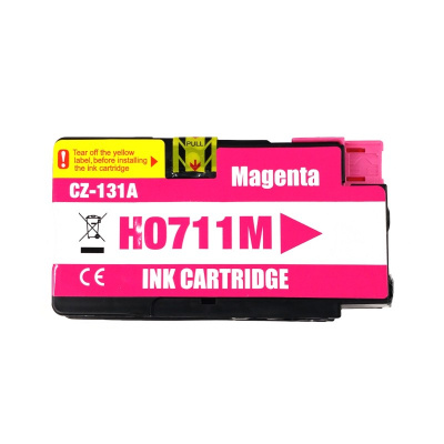 Utángyártott tintapatron a HP 711 CZ131A bíborvörös (magenta)