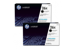 HP 26X CF226XD fekete (black) dualpack eredeti toner