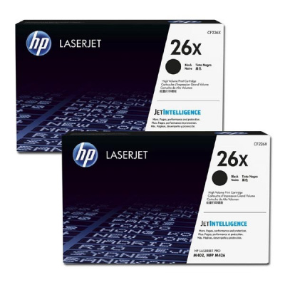 HP 26X CF226XD fekete (black) dualpack eredeti toner