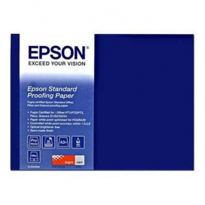 Epson Standard Proofing Paper S045005 C13S045005, 205 g/m2, A3+, 100db, félig matt, fehér, fotópapír