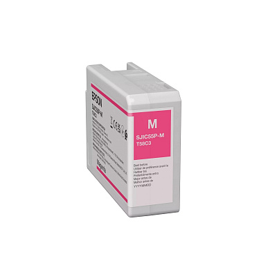 Epson SJIC55-M C13T58C340 ColorWorkshez, bíbor (magenta) eredeti tintapatron