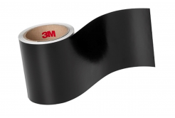3M 7847 Címke anyaga, matt, fekete/fehér, szélesség 120 mm, metrage