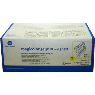 Konica Minolta 4539134 (1710-6040-02) sárga (yellow) eredeti toner