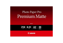 Canon Photo Paper Premium Matte PM-101 8657B017, 210 g/m2, 16.54x23.39", A2, 20db, sima, matt, fehér, fotópapír
