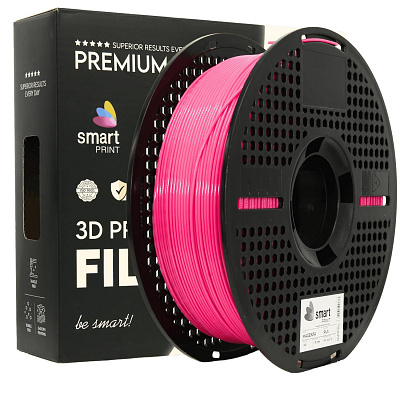 Smart Print FG-S166-E1, 3D filament, PLA, 1,75mm, 1000g, Rózsaszín (Magenta)