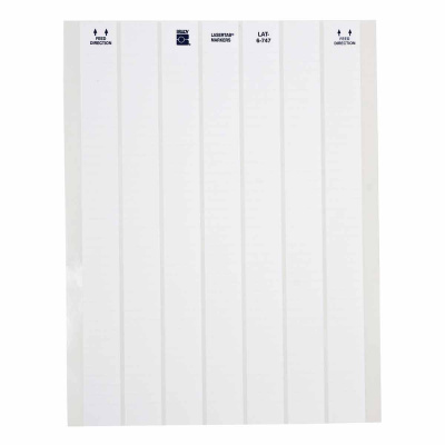 Brady LAT-6-747-10 / 029715, LaserTab Laser Printable Labels, 25.40 mm x 6.35 mm
