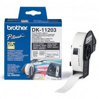 Brother DK-11203, 17mm x 87mm, papírtekercs
