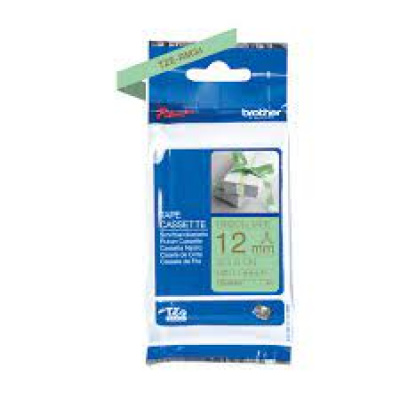 Brother TZE-RM34, 12mm x 4m, arany nyomtatás/zöld alapon, eredeti szalag