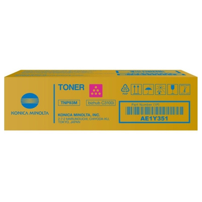 Konica Minolta TNP-93M AE1Y351 bíborvörös (magenta) eredeti toner