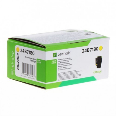 Lexmark 24B7180 sárga (yellow) eredeti toner