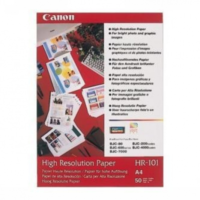 Canon High Resolution Paper HR-101 1033A002, 106 g/m2, A4, 50db, különlegesen simított, fehér, fotópapír
