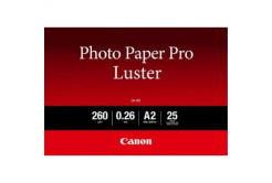 Canon LU-101 Photo Paper Luster, fotópapírok, fényes, fehér, A2, 16.54x23.39", 25 db, 6211B026