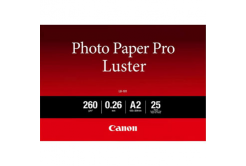 Canon LU-101 Photo Paper Luster, fotópapírok, fényes, fehér, A2, 16.54x23.39", 25 db, 6211B026