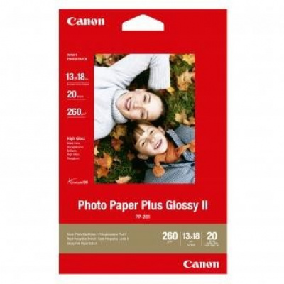 Canon Photo Paper Plus Glossy 2311B018, 275 g/m2, 5x7", 13x18cm, 20db, fényes, fehér, fotópapír