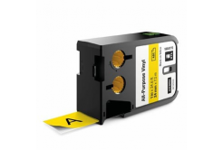 Dymo 1868773, 24mm x 7m, fekete nyomtatás / sárga alapon, eredeti szalag