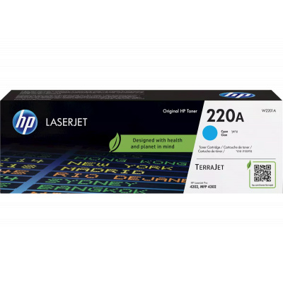 HP 220A W2201A cián (cyan) eredeti toner