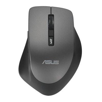 ASUS WT425/Ergonomikus/Optikai/Jobbkezeseknek/1 600 DPI/Vezeték nélküli USB/Szürke