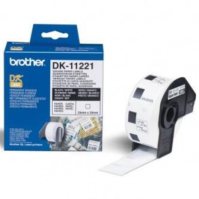 Brother DK-11221, 23mm x 23mm, papír címkék