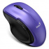 Genius Egér Ergo 8200S 31030029402, 1200DPI, 2.4 [GHz], optikai, 5tl., vezetéknélküli, lila, 1 db AA, BlueEye érzékelő