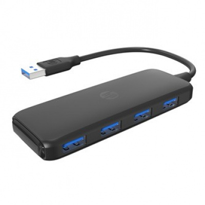 USB (3.0) hub 4-port, DHC-CT110, fekete, Hewlett-Packard