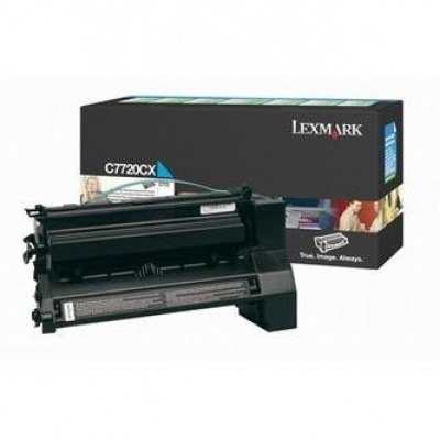 Lexmark C7720CX cián (cyan) eredeti toner