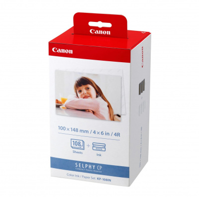 Canon 3115B001 KP-108IN, fotópapírok 108 db, fényes, fehér
