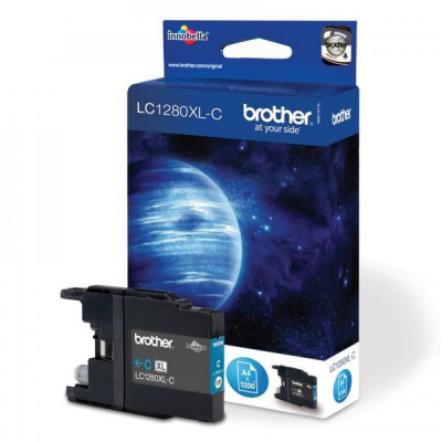 Brother LC-1280XLC cián (cyan) eredeti tintapatron