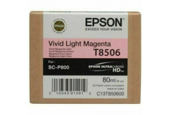 Epson T8506 C13T85060N világos bíborvörös (vivid light magenta) eredeti tintapatron