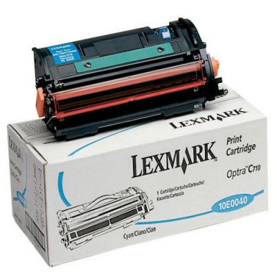Lexmark 10E0040 cián (cyan) eredeti toner