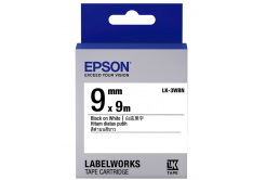 Epson LabelWorks LK-3WBN C53S653003 9mm x 9m, fekete nyomtatás / fehér alapon, eredeti szalag