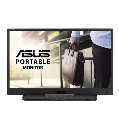 ASUS ZenScreen MB166B 90LM07D3-B02170 Monitor, 15,6", IPS, FHD, 60Hz, 25ms, fekete, 3R