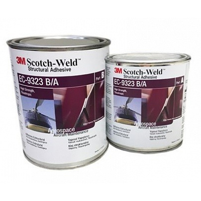 3M EC-9323 B/A Scotch-Weld™ Erősített epoxi ragasztó, készlet = 1 liter (A = 769 ml + B = 231 ml)