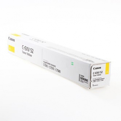 Canon CEXV52 1001C002 sárga (yellow) eredeti toner