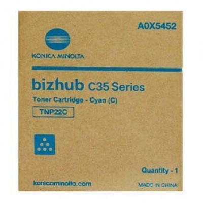 Konica Minolta TNP-22C cián (cyan) eredeti toner